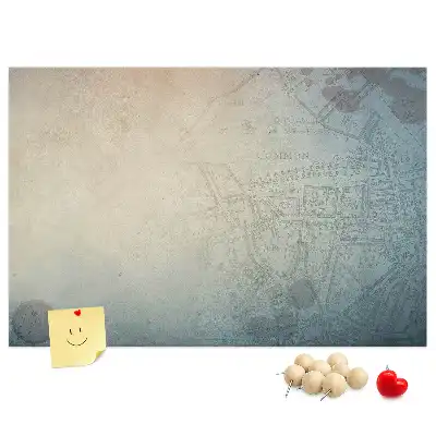 Nástenka do detskej izby s motívom vintage zločinu