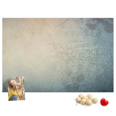 Nástenka do detskej izby s motívom vintage zločinu