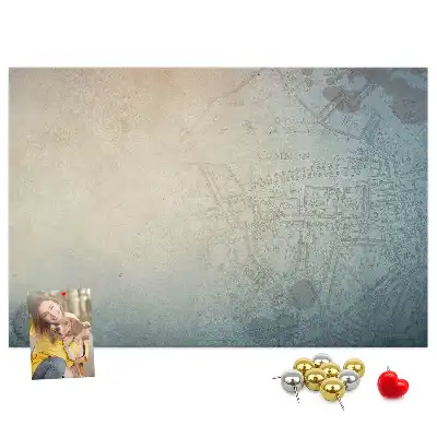 Nástenka do detskej izby s motívom vintage zločinu