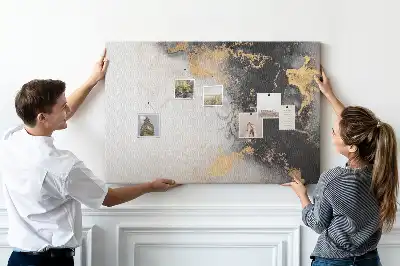 Nástenka do detskej izby s motívom mramorového umenia