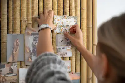 Nástenka do detskej izby Bambusové palice