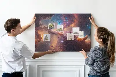 Korková nástenka Svet hviezdy vesmír