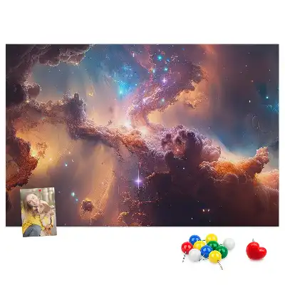 Korková nástenka Svet hviezdy vesmír