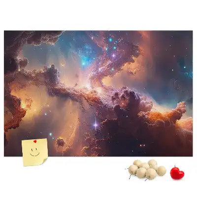 Korková nástenka Svet hviezdy vesmír