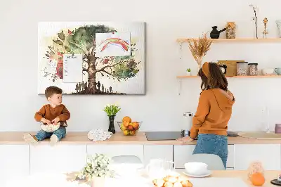 Nástenka do detskej izby Genealógia rodinný strom