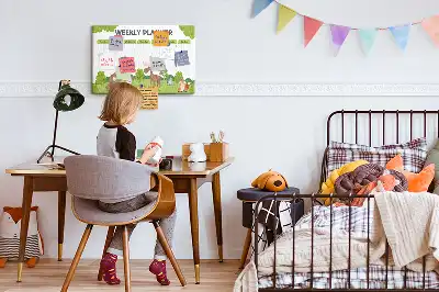 Korková nástenka Školský rozvrh hodín pre žiaka