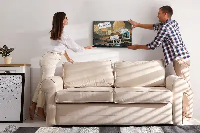 Nástenná dekorácia do detskej izby s motívom umeleckej modernej krajiny