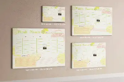 Nástenný rodinný plánovač do detskej izby