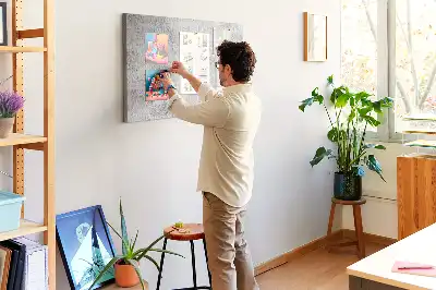 Nástenka do detskej izby s motívom betónového múru