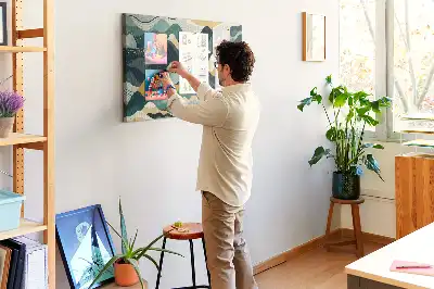Nástenka do detskej izby s motívom ilustrovaných hôr