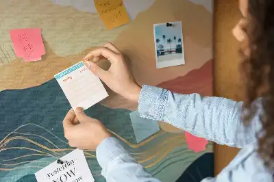 Nástenka do detskej izby s motívom pohľadu na horské štíty