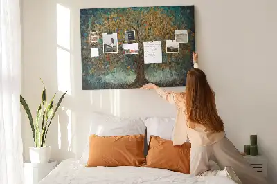 Korková nástenka Mozaikový strom