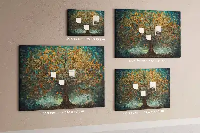 Korková nástenka Mozaikový strom