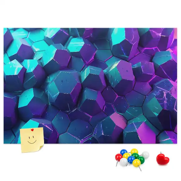 Korková nástenka Geometrické útvary