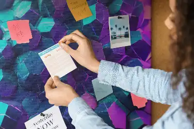 Korková nástenka Geometrické útvary
