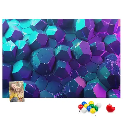 Korková nástenka Geometrické útvary