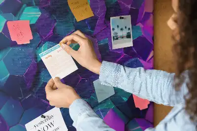 Korková nástenka Geometrické útvary