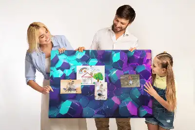 Korková nástenka Geometrické útvary