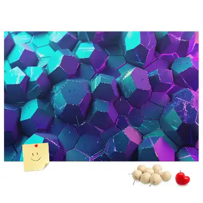 Korková nástenka Geometrické útvary