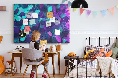 Korková nástenka Geometrické útvary