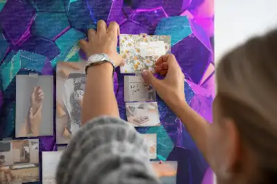 Korková nástenka Geometrické útvary