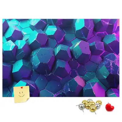 Korková nástenka Geometrické útvary