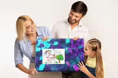 Korková nástenka Geometrické útvary