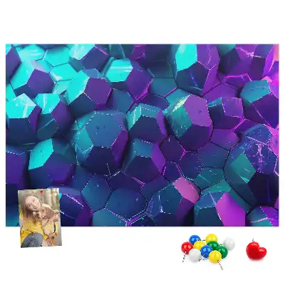 Korková nástenka Geometrické útvary