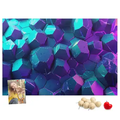Korková nástenka Geometrické útvary