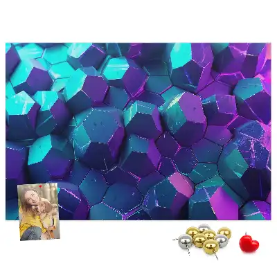Korková nástenka Geometrické útvary