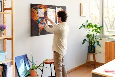 Nástenná nástenka do detskej izby Atlas sveta