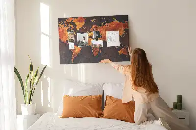 Nástenná nástenka do detskej izby Atlas sveta