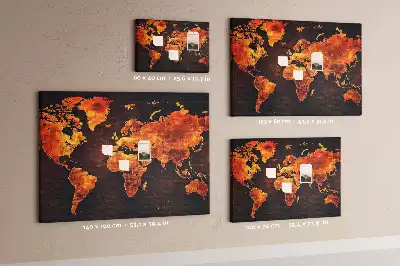 Nástenná nástenka do detskej izby Atlas sveta
