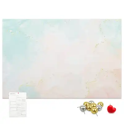 Nástenka do detskej izby Akvarel mramor