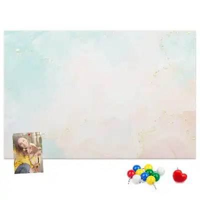 Nástenka do detskej izby Akvarel mramor