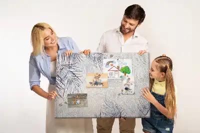 Nástenka do detskej izby s motívom palmového listu