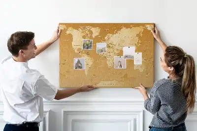 Nástenná mapa sveta Planéta Zem do detskej izby