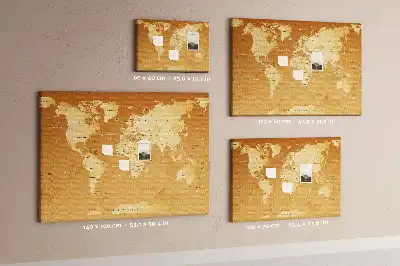 Nástenná mapa sveta Planéta Zem do detskej izby