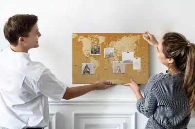 Nástenná mapa sveta Planéta Zem do detskej izby