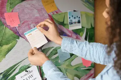 Korková nástenka Príroda plameniaky