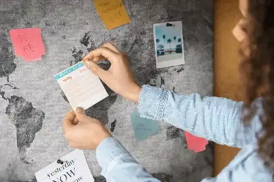 Korková nástenka Atlas pevnín sveta