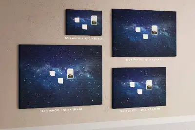 Nástenka do detskej izby Tmavé nebo hviezdy