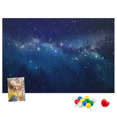 Nástenka do detskej izby Tmavé nebo hviezdy
