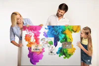 Detská nástenka Dúha farieb