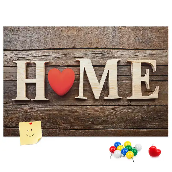 Nástenná dekorácia do detskej izby s nápisom Home