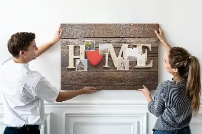 Nástenná dekorácia do detskej izby s nápisom Home