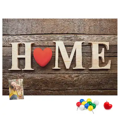 Nástenná dekorácia do detskej izby s nápisom Home