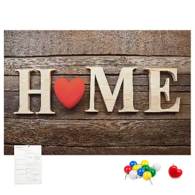 Nástenná dekorácia do detskej izby s nápisom Home