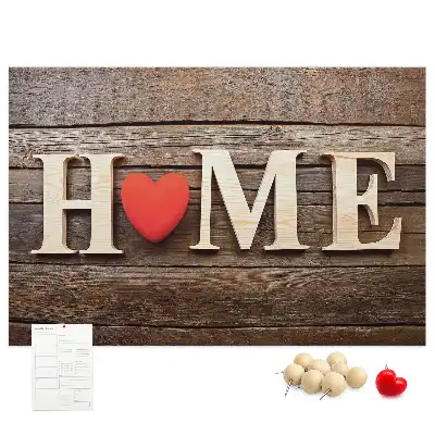 Nástenná dekorácia do detskej izby s nápisom Home