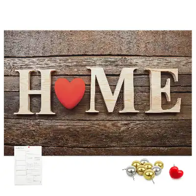 Nástenná dekorácia do detskej izby s nápisom Home